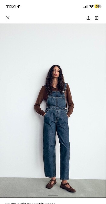Zara tulum jean