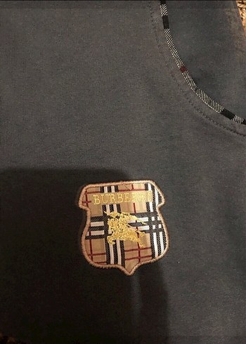 Düğmeli Nakışlı Gri  şort - Görsel 3