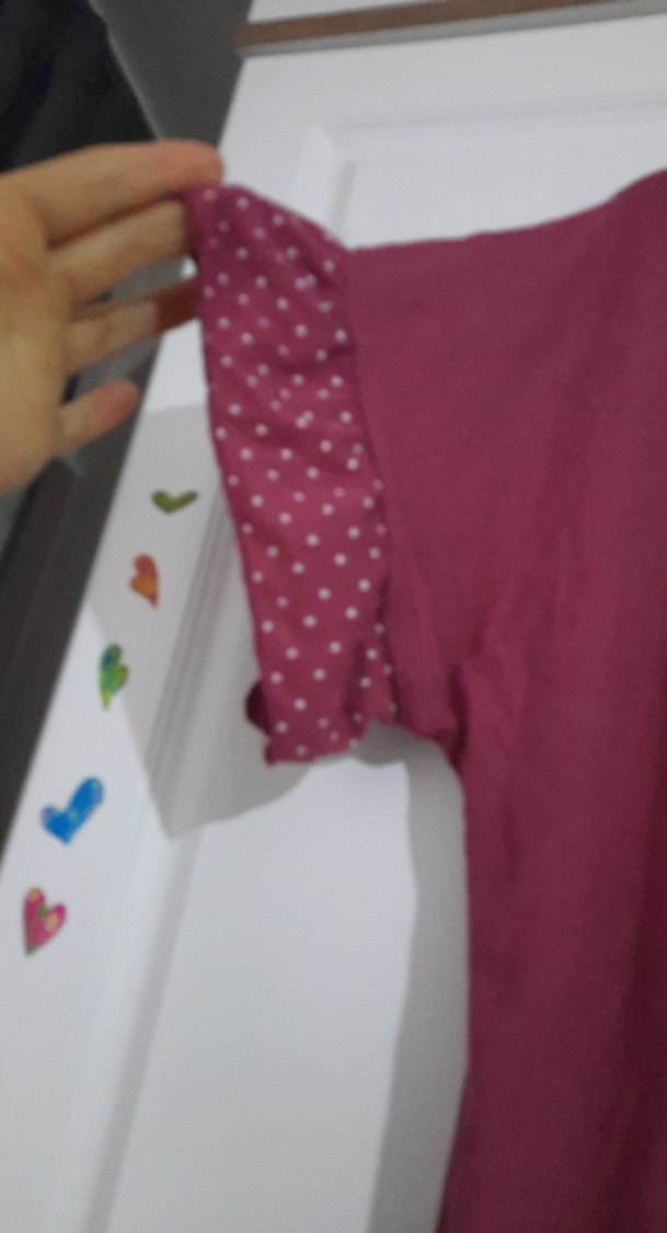 Bordo Hamile ve Emzirme Gecelik - Görsel 3