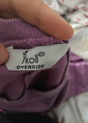 Diğer Mor Uzun Kollu Rahat Kesim Tunik