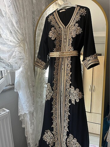 Leyla aydınlık kaftan abiye