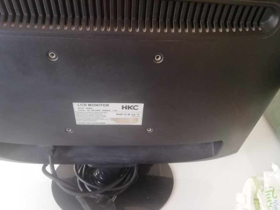 Siyah HKC Monitör - Görsel 5