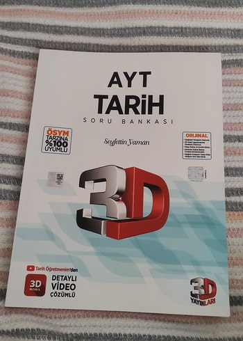 AYT Tarih Soru Bankası 3D Videolu