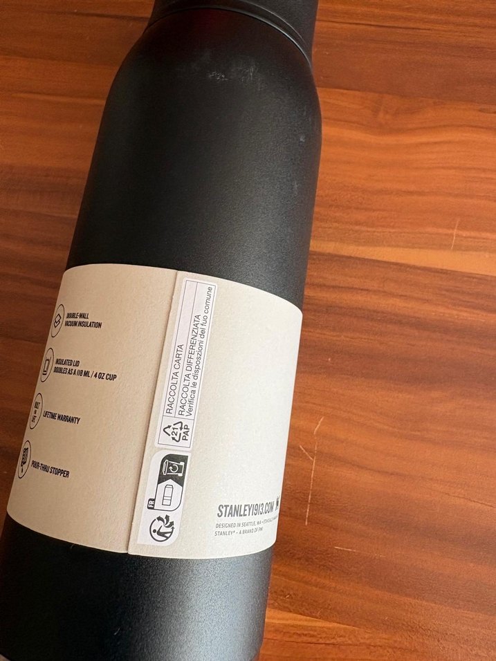 Stanley Adventure Siyah Termos Şişe 0.75L - Görsel 5