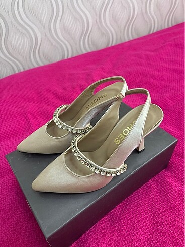 Shoes Time Taşlı topuklu ayakkabı
