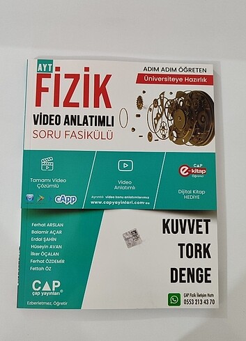 Beden Çap ayt fizik fasikül seti