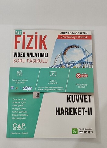 Çap ayt fizik fasikül seti