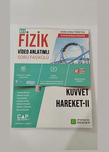 Çap ayt fizik kuvvet ve hareket II fasikülü 