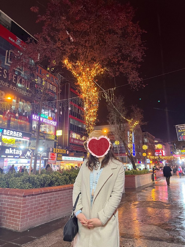 Krem Rengi Uzun Kadın Kaban - Görsel 2