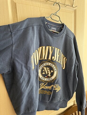 xl Beden mavi Renk Tommy hılfıger sweatshırt