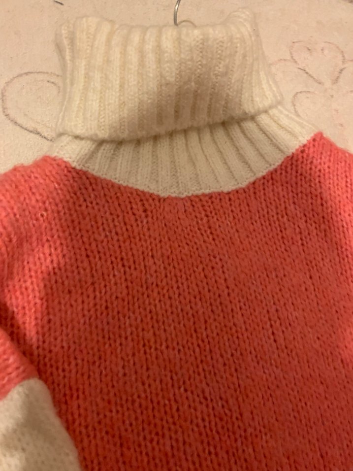 Renkli Triko Boğazlı Kadın Kazak - Görsel 3