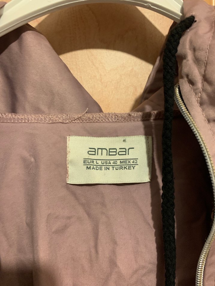 Bej Midi Kadın Ceket, Fermuarlı, Rahat Kesim - Görsel 3