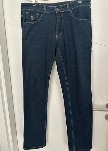 Erkek Koyu Mavi Jean Pantolon