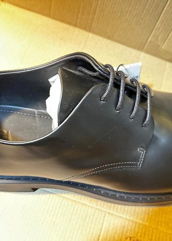 Zara Hakiki Deri Ayakkabı - SIFIR - 44 - Görsel 5