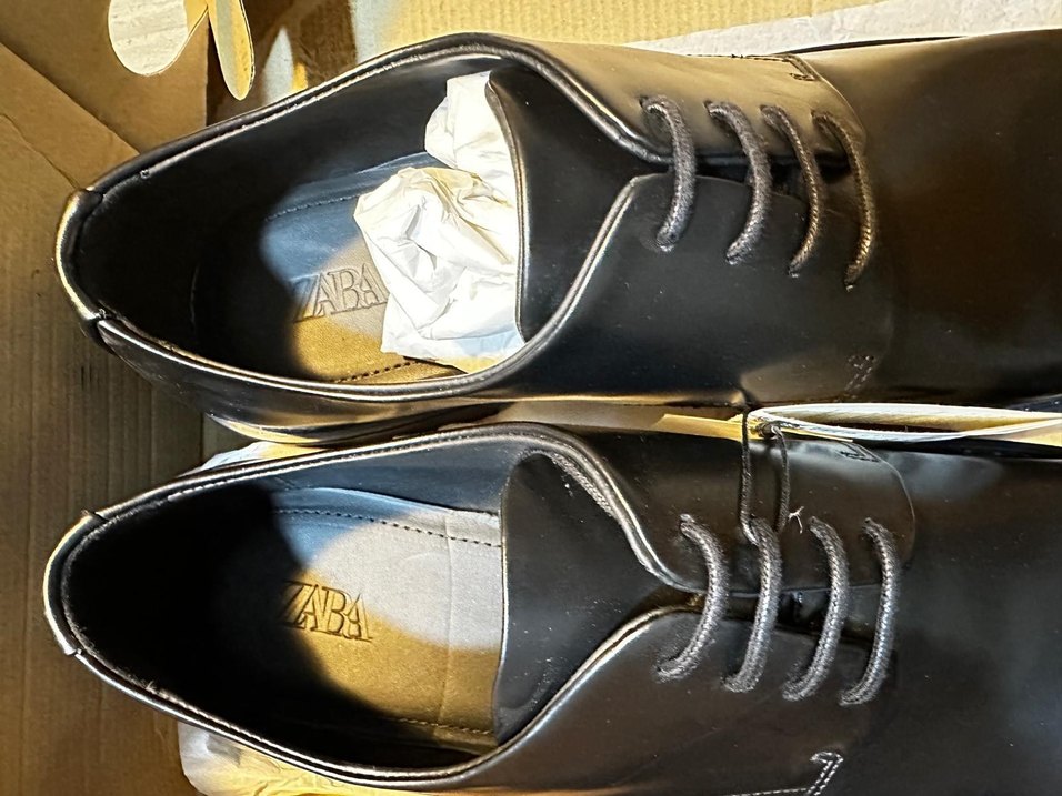 Zara Hakiki Deri Ayakkabı - SIFIR - 44 - Görsel 2