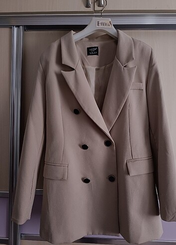Vintage Love Lustrin bej blazer ceket
