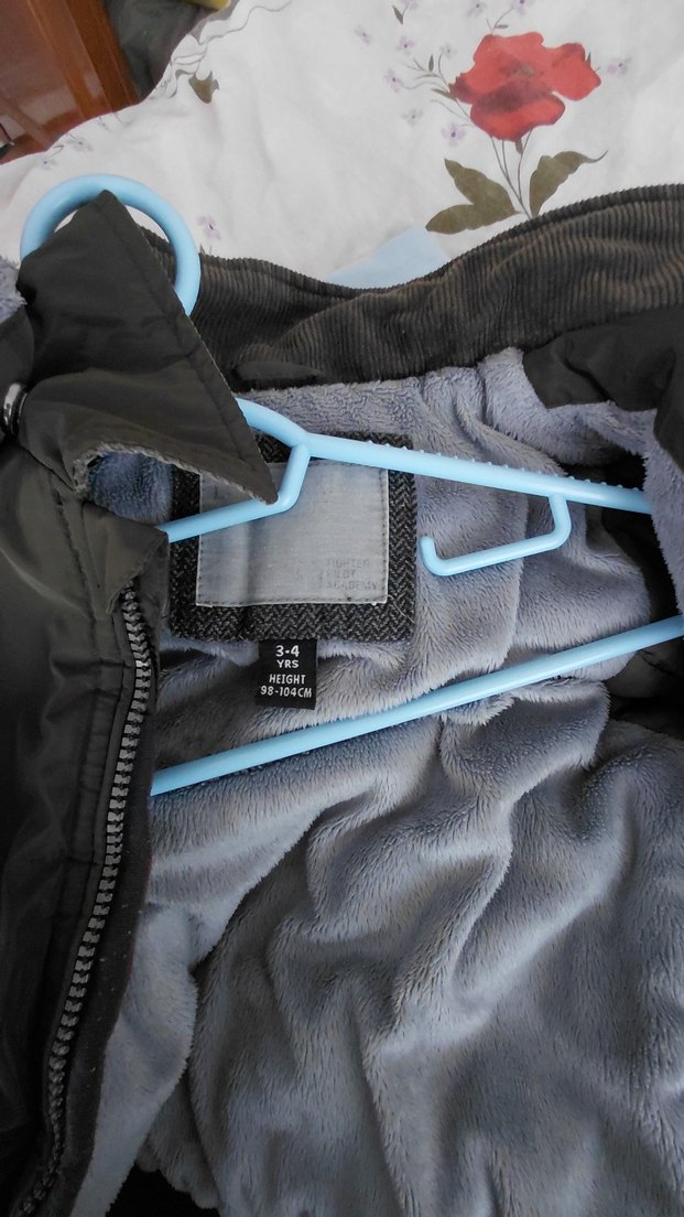 Erkek Çocuk Gri Fermuarlı Street Wear Ceket - Görsel 4