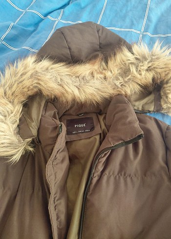 Kürk Detaylı Kadın Kahverengi Midi Kaban - Görsel 3