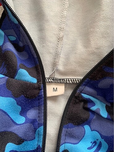 m Beden mavi Renk Mavi bape hırka