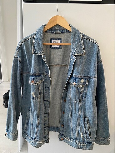 Oversize Bershka L Beden Kot Ceket