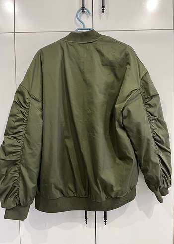 LC Waikiki Haki Kadın Salaş Bomber Ceket