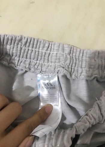 Adidas Gri Fermuarlı  Eşofman Altı - Görsel 6