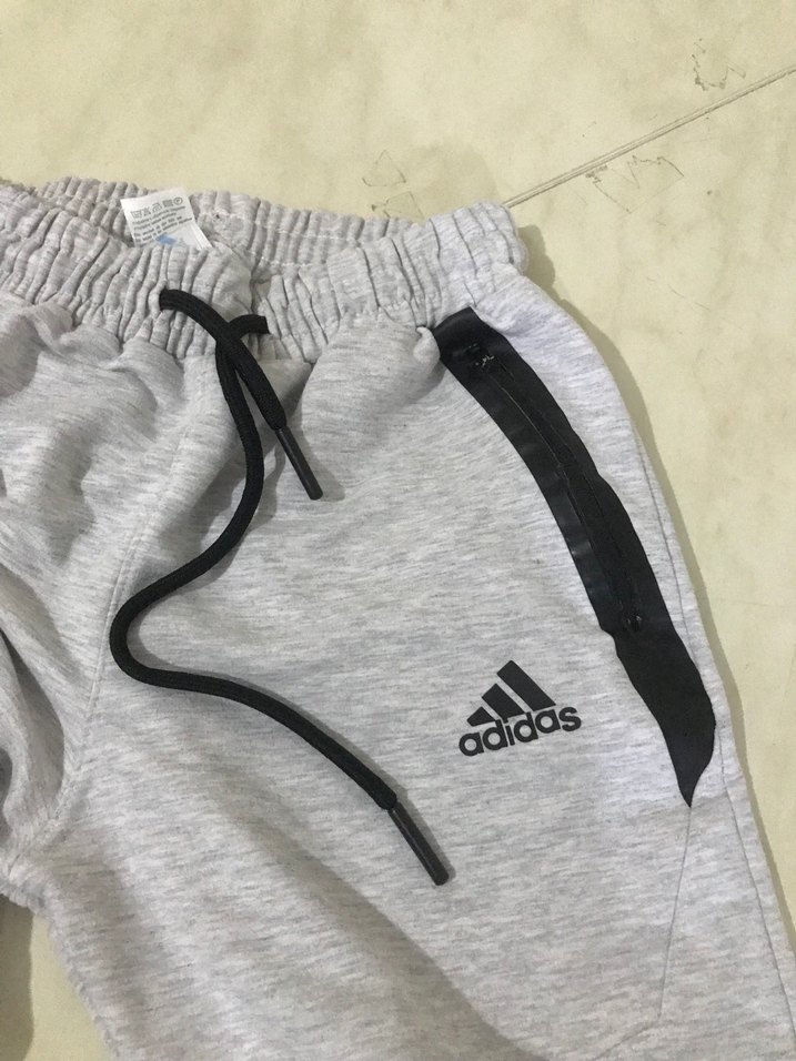 Adidas Gri Fermuarlı  Eşofman Altı - Görsel 5