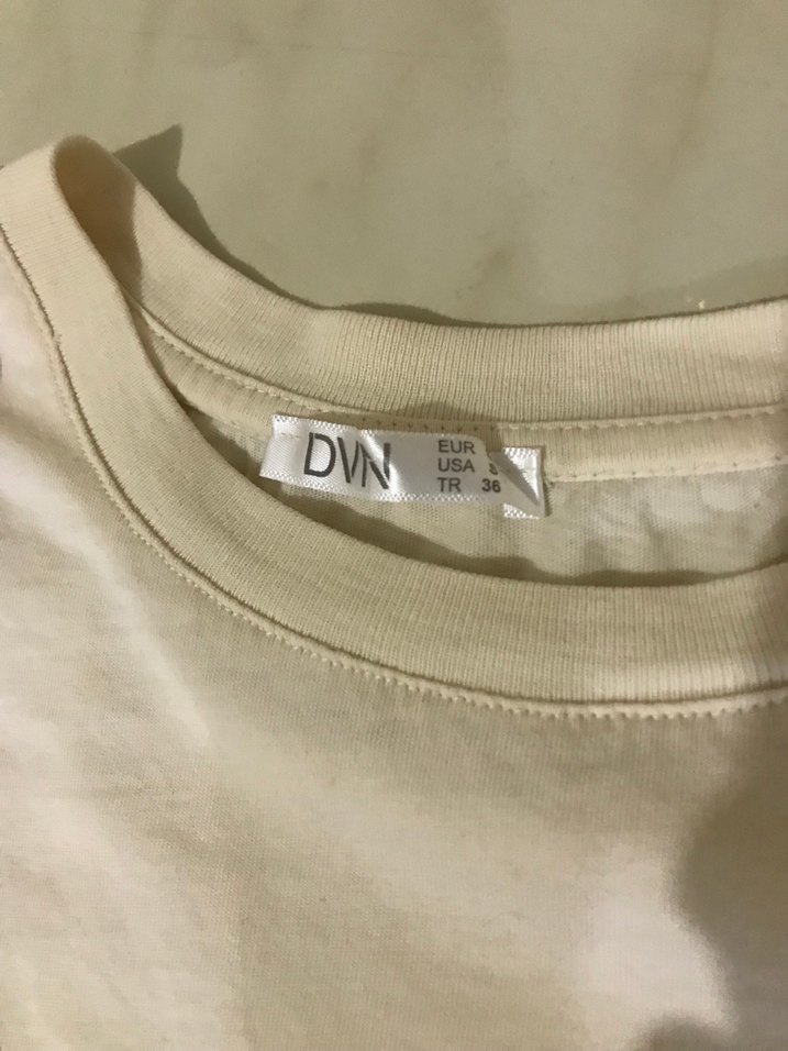 Kı Kahverengi Bohem Kısa Kollu Tişört - Görsel 4