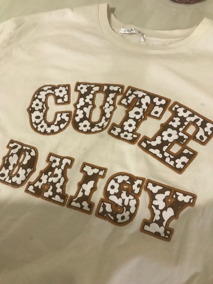 Kı Kahverengi Bohem Kısa Kollu Tişört - Görsel 3