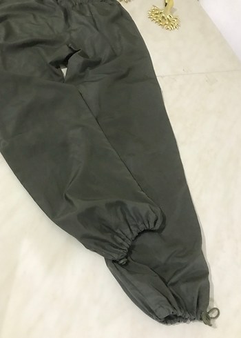 Gri Salaş Kadın Paraşüt Pantolon - Görsel 3