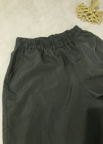 Gri Salaş Kadın Paraşüt Pantolon - Görsel 2