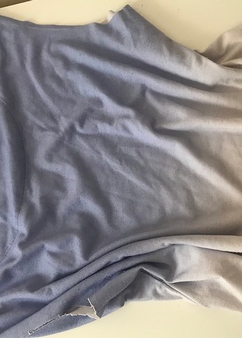 Mavi Drapeli Kısa Kollu - Görsel 4