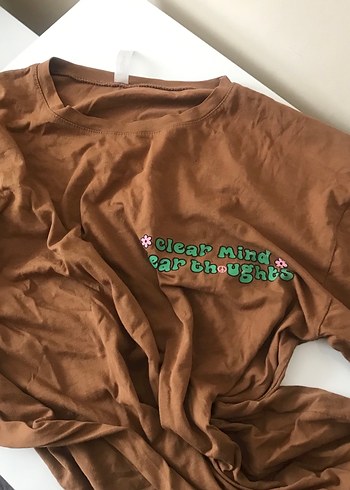 Loose Fit Kahverengi Baskılı - Görsel 2