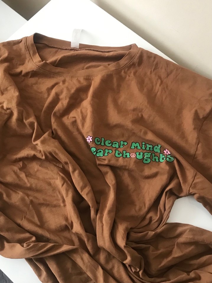 Loose Fit Kahverengi Baskılı - Görsel 2