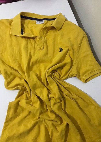 Sarı Polo Yaka Erkek Tişört - Görsel 3