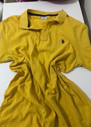 Sarı Polo Yaka Erkek Tişört - Görsel 4