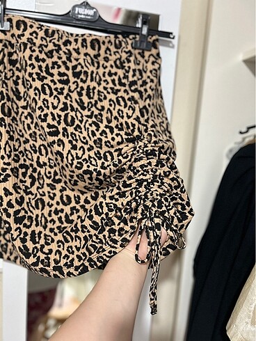 Trendyol & Milla MİNİ LEOPAR ETEK