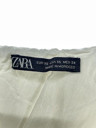 xs Beden beyaz Renk Zara Bluz %70 İndirimli.