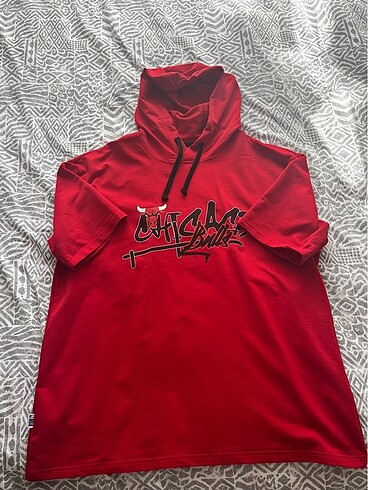 Chicago bulls kısa kollu sweatshirt
