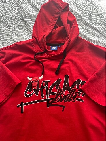 Defacto Chicago bulls kısa kollu sweatshirt