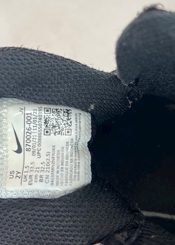 Siyah Erkek Çocuk Bantlı Spor Ayakkabı - Görsel 5