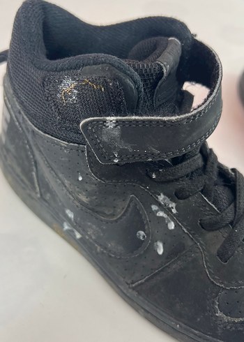 Siyah Erkek Çocuk Bantlı Spor Ayakkabı - Görsel 4