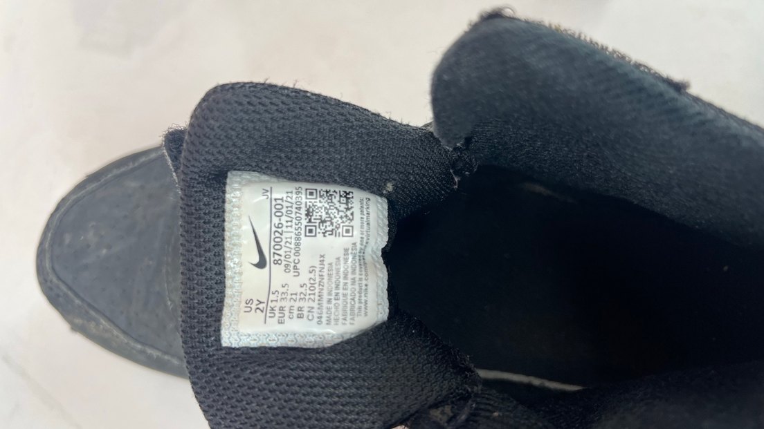 Siyah Erkek Çocuk Bantlı Spor Ayakkabı - Görsel 5