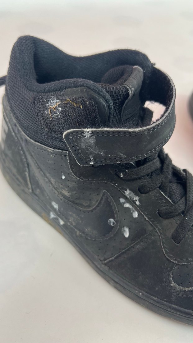 Siyah Erkek Çocuk Bantlı Spor Ayakkabı - Görsel 4