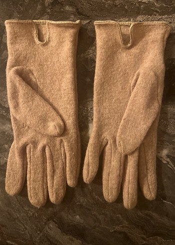 Bej Kadın Eldiven - Görsel 2