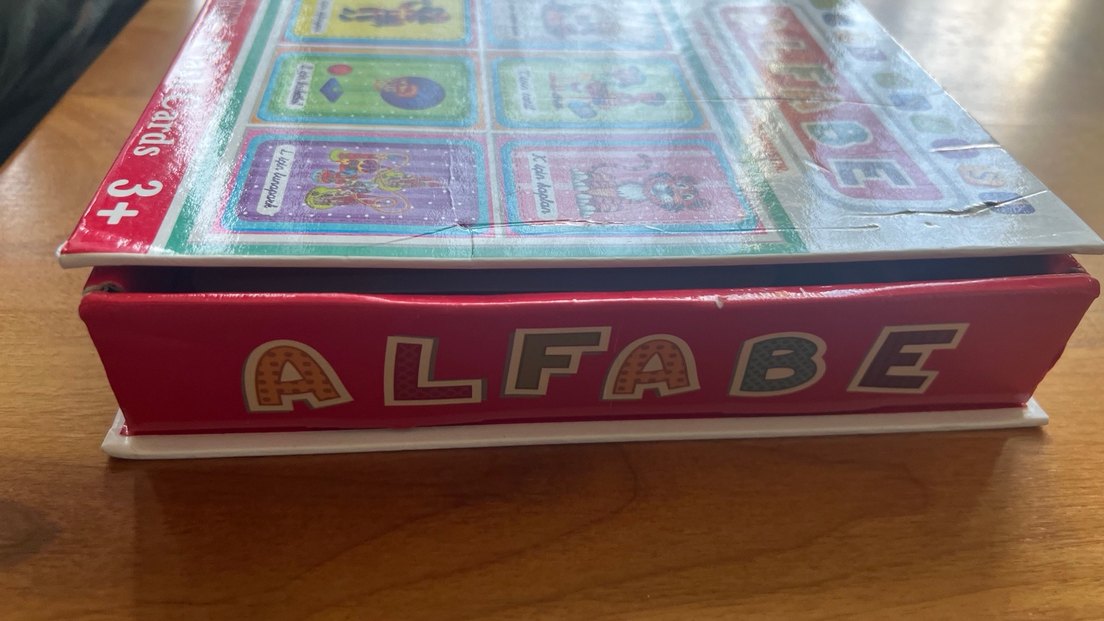 Renkli Okul Öncesi Alfabe Kartları - Görsel 2