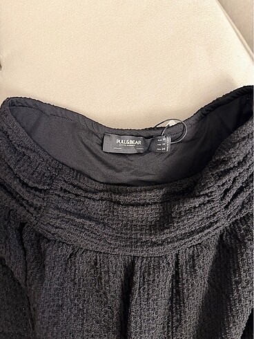 m Beden siyah Renk Pull and Bear asymmetric etek
