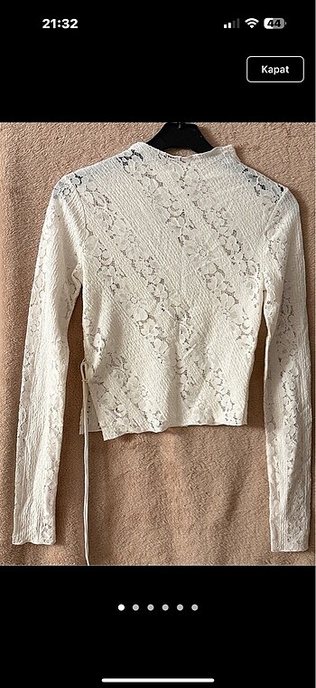 Bershka dantelli bluz