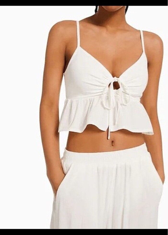 Bershka orj marka crop - Görsel 2