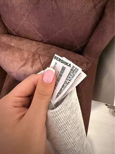m Beden gri Renk Bershka orj marka pantalon